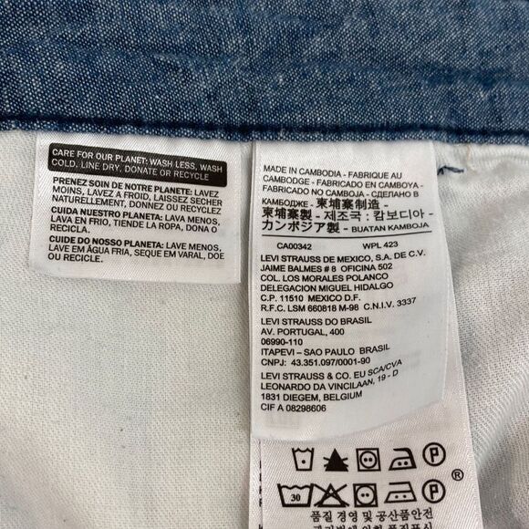 Levi Denim Cargo Shorts Mens Size 40 - Picture 6 of 12